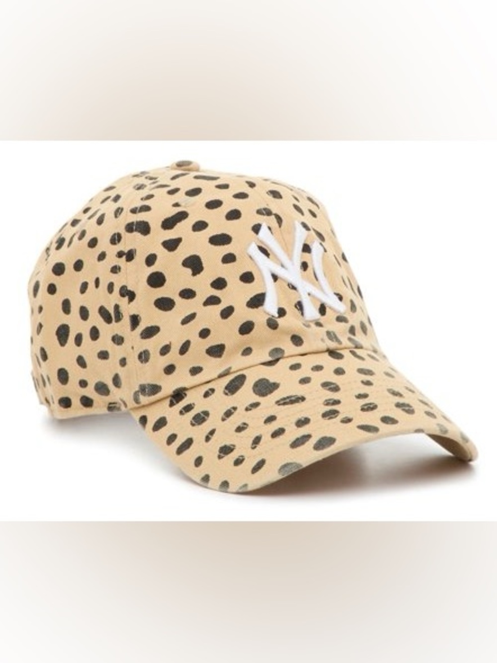 Giants Beige/Cheetah print Baseball Cap - Picture 3 of 3